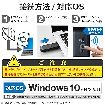 Amazon | エレコム WiFi 無線LAN 子機 Wifi6 1201Mbps+574Mbps 5GHz