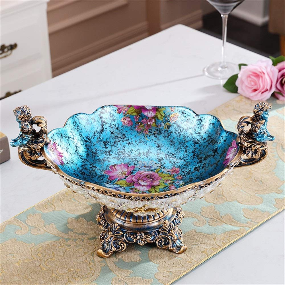 豪邸発掘品❣️素敵すきるヴィンテージ大きな菓子入れ 陶器と金属フルーツ皿にも！ Amazon｜Honana お菓子・果物収納かご フルーツプレートクリエイティブ