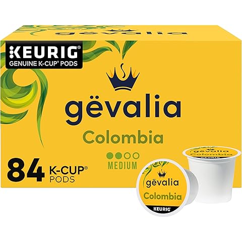 Gevalia Colombia K-Cup Coffee Pods, for a Keto and Low Carb Lifestyle, 84 ct Box