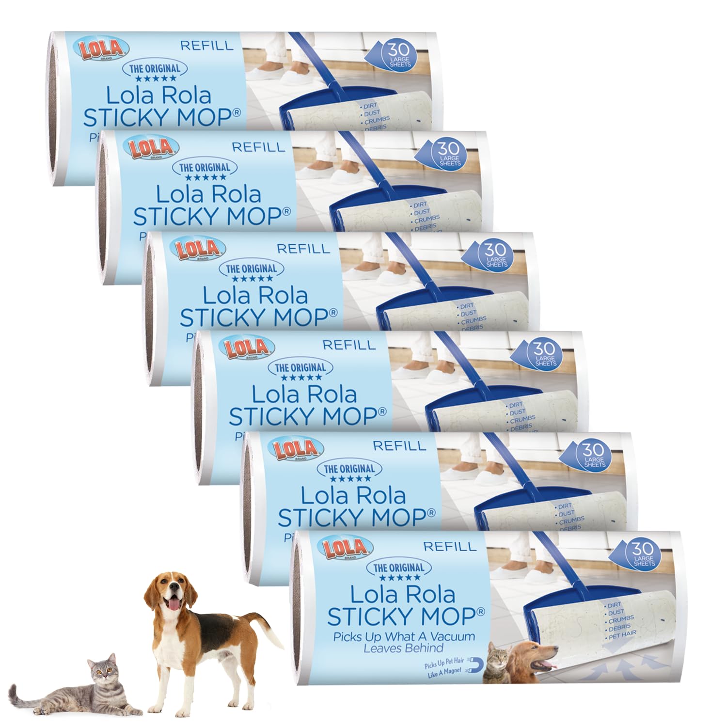 LOLA Rola Sticky Mop Refills