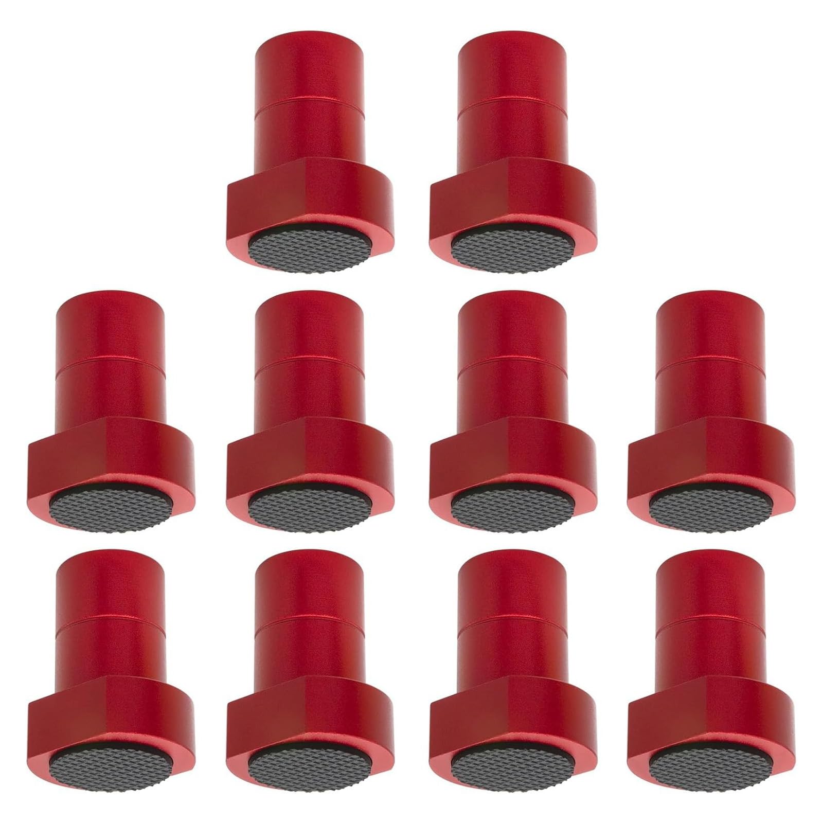 Pffiocix Red 10Pcs Woodworking Clamps Limit Stop Bench Dog Clamp Workbench Peg Brake Stop Woodworking Table Clamp Bench Dog