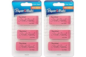 Paper Mate Pink Pearl Erasers 2-Pack
