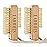 Larbois Nail Brush for Cleaning Fingernails, 2Pack Wooden Nail Brushes Fingernail Brush for Cleaning Nail Scrub Brush Two-Sided with Hanging Rope (Beechwood)