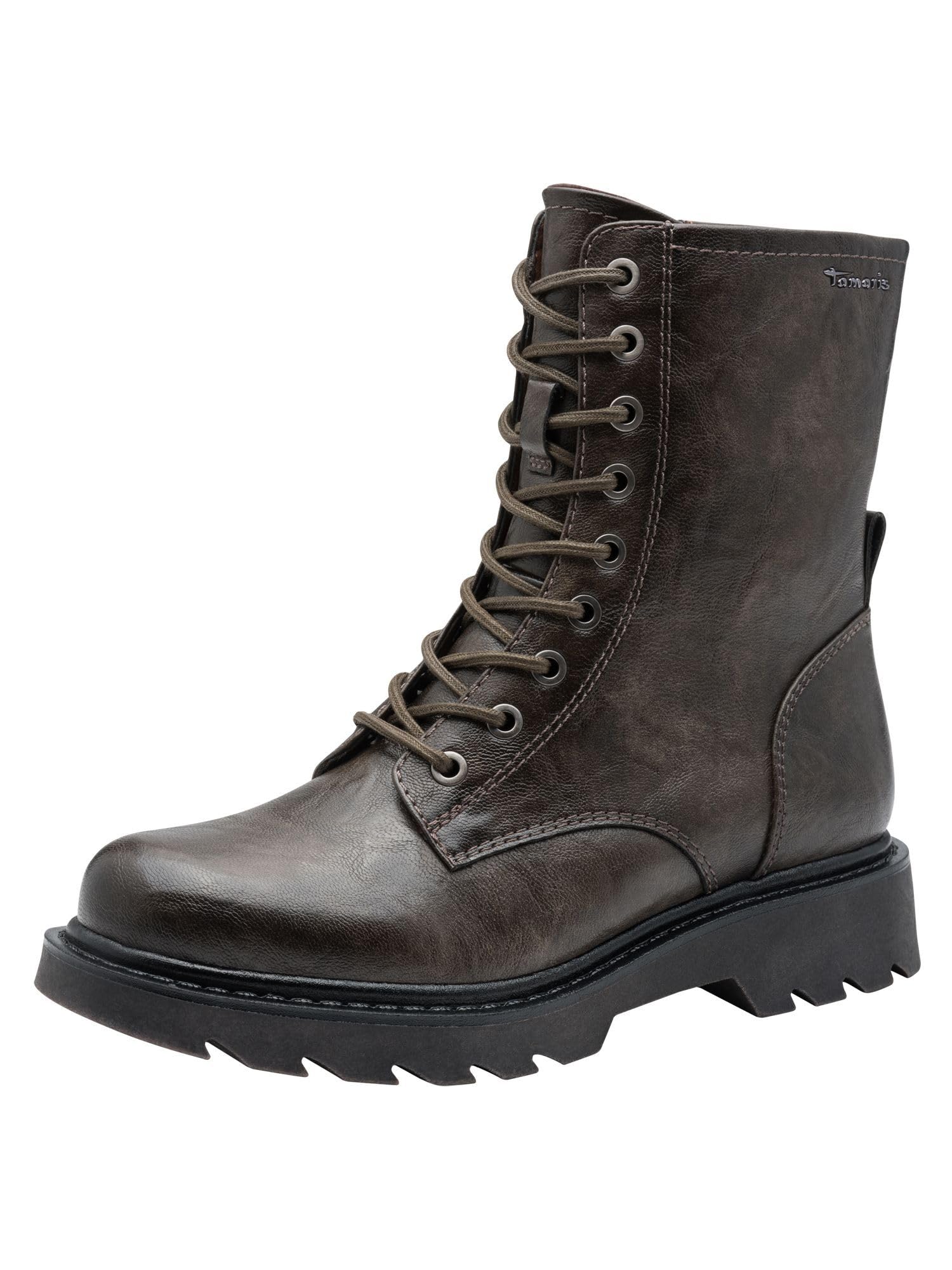 Tamaris Women's Flat Boots, Cigar, 6.5 UK