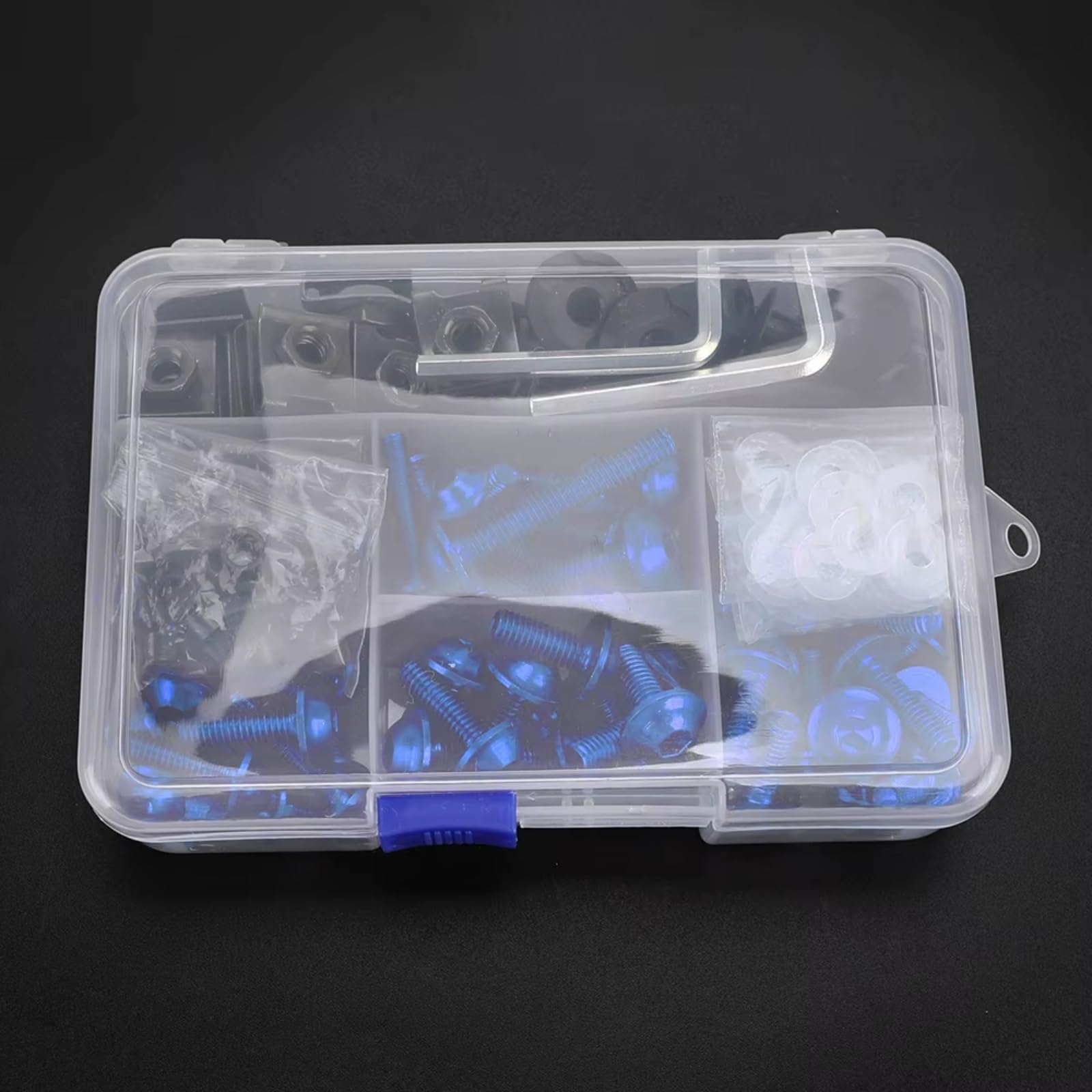 Kit Completo Bulloni Compatibile Con Per R1150 R1150GS R1150RS R1150RT UN Set M6 Per M5 Kit Bulloni Carena Carrozzeria Elementi Fissaggio Viti Dado(Yellow)