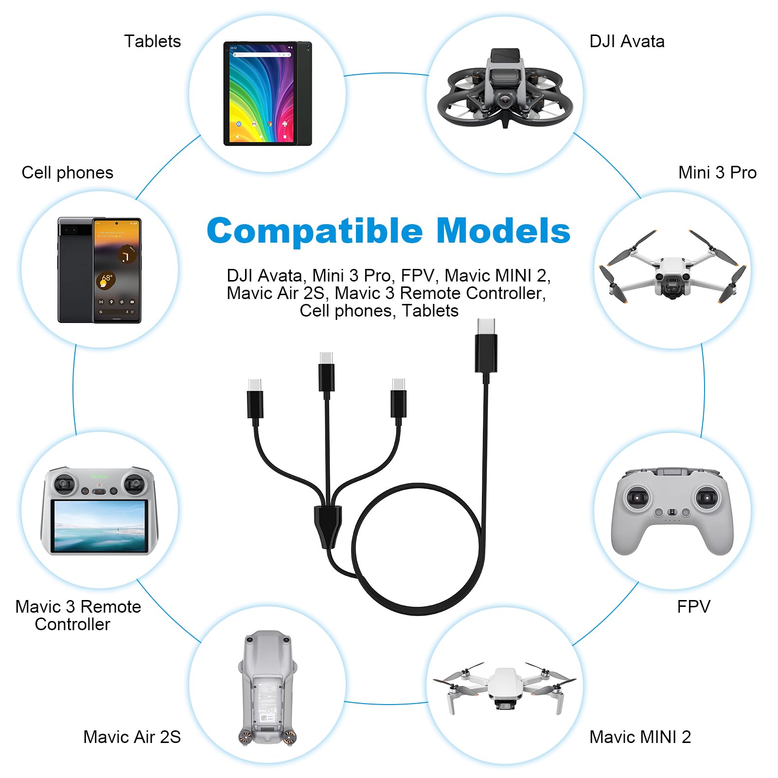 Dji Mavic Battery Charger Alitutumao In USB Type C Charging