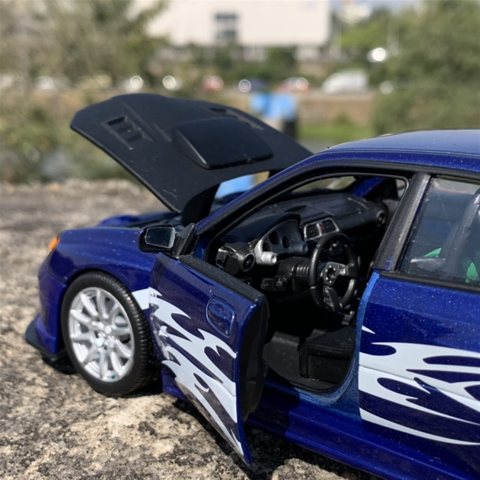 スバル　インプレッサをつくる　完成品　インプレッサ　プラモデル　ダイカスト スバル・インプレッサをつくる創刊号※フロントバンパー