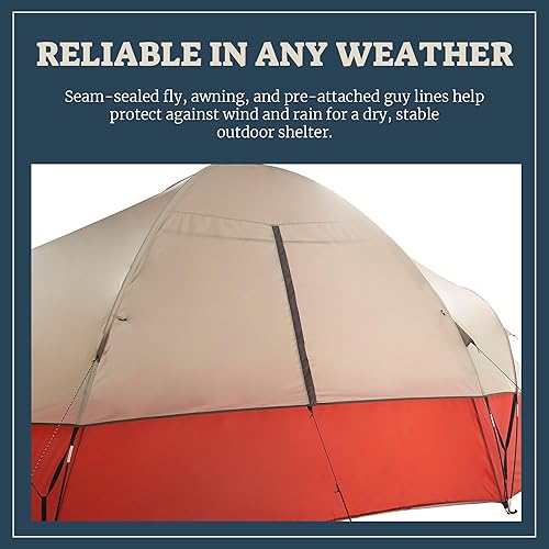 Miniatura 4 de Wenzel Bristlecone - Tienda de campaña modificada para 8 personas para camping, viajes, festivales y más