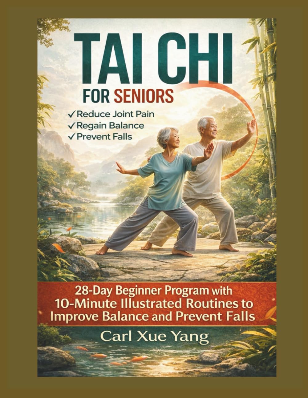 TAI CHI FOR SENIORS: 28-Day Beginner Program with 10-Minute Illustrated Routines to Improve Balance and Prevent Falls