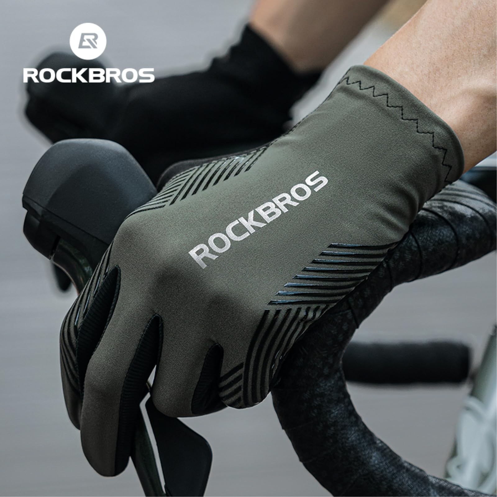 Guantes De Ciclismo Verano, Antideslizantes para Bicicletas Montaña Y Carretera Transpirables-Green-XXL