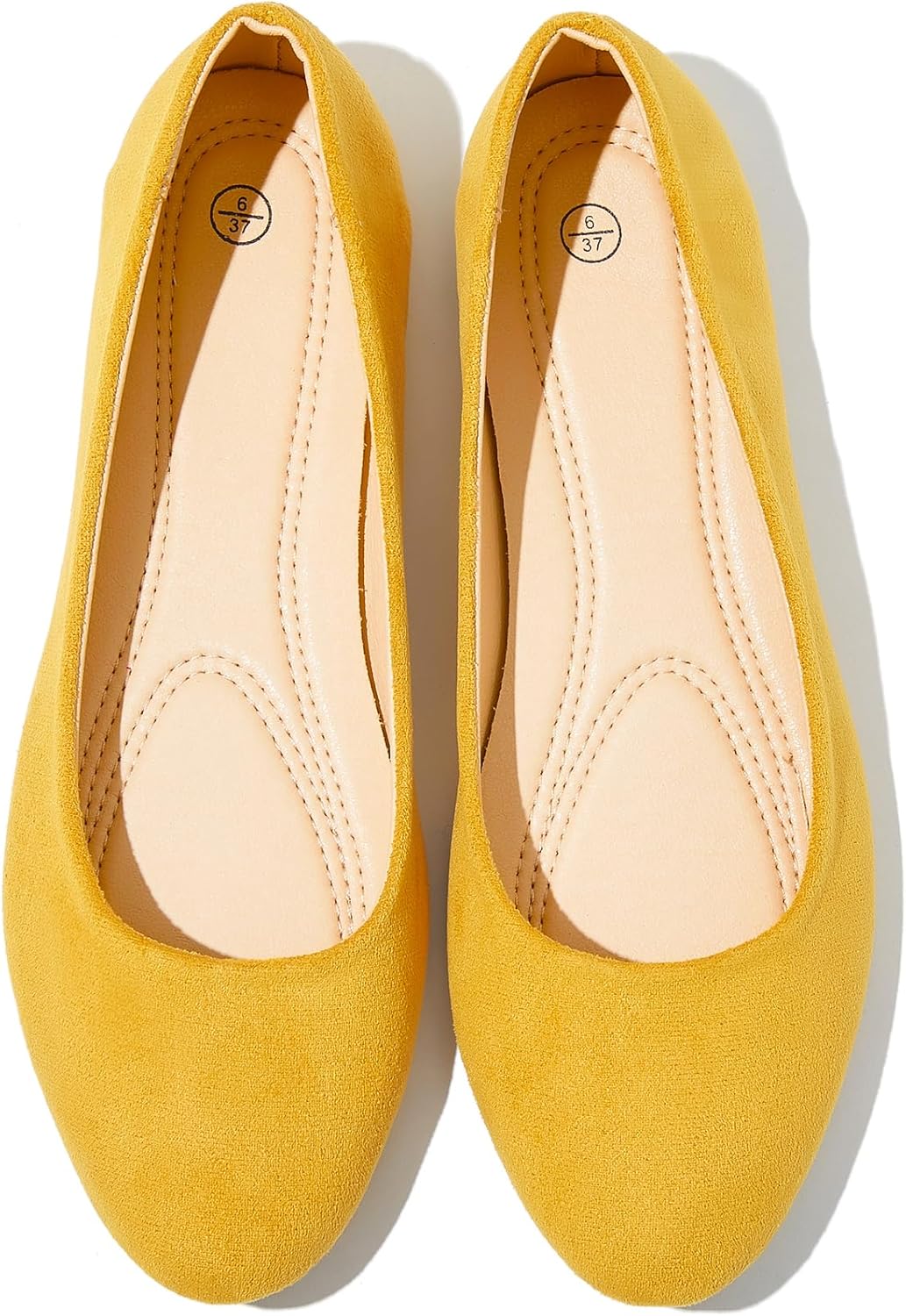 Shupua Flats for Women Round Toe Flat Shoes Dressy Black Ballet Flats Comfortable Womens Dress Shoes Ballerina Flats for Work