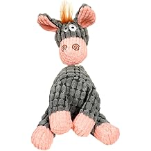 Squeaky Plush Dog Toys Pack for Puppy, Durable Stuffed Animal Plush Chew Toys with Squeakers, Cute Soft Dog Toys for Teeth Cleaning, for Small Medium Large Dogs