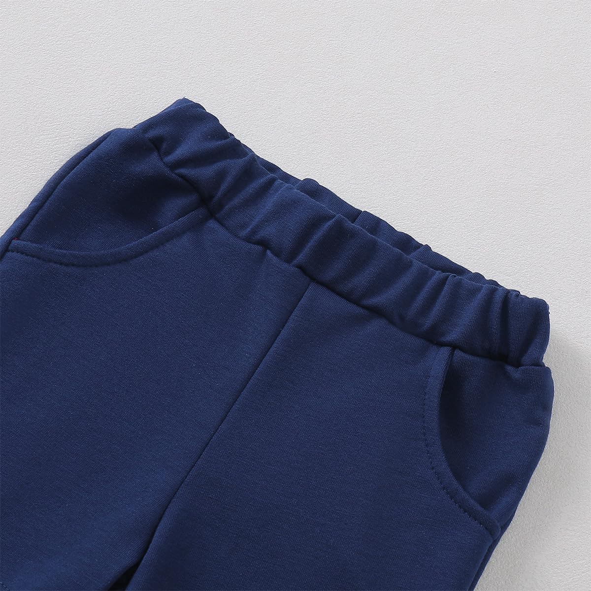 Conjunto Ropa para Niños Pequeños Manga Corta con Cuello Vuelto Camiseta Polo Lisa/Estampada y Pantalones Cortos 2 Piezas Chándal Traje para Verano — view 6