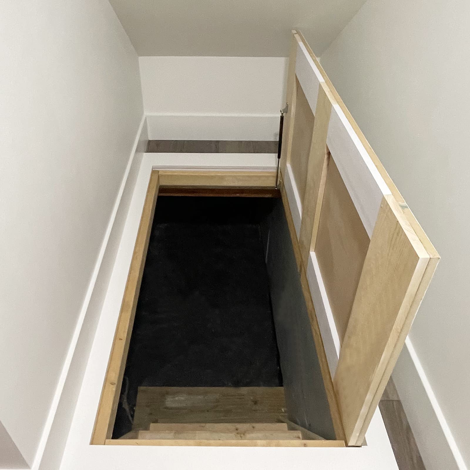 PAMAGOO 20 inch Gas Shock 100 lbs 445 N Per Prop, Gas Strut Spring with L-Type Mounts for Heavy Duty Lid TV Cabinets Cover Basement Floor Door RV Bed (Only Fit 85-115 lbs Weights), 2 Pack