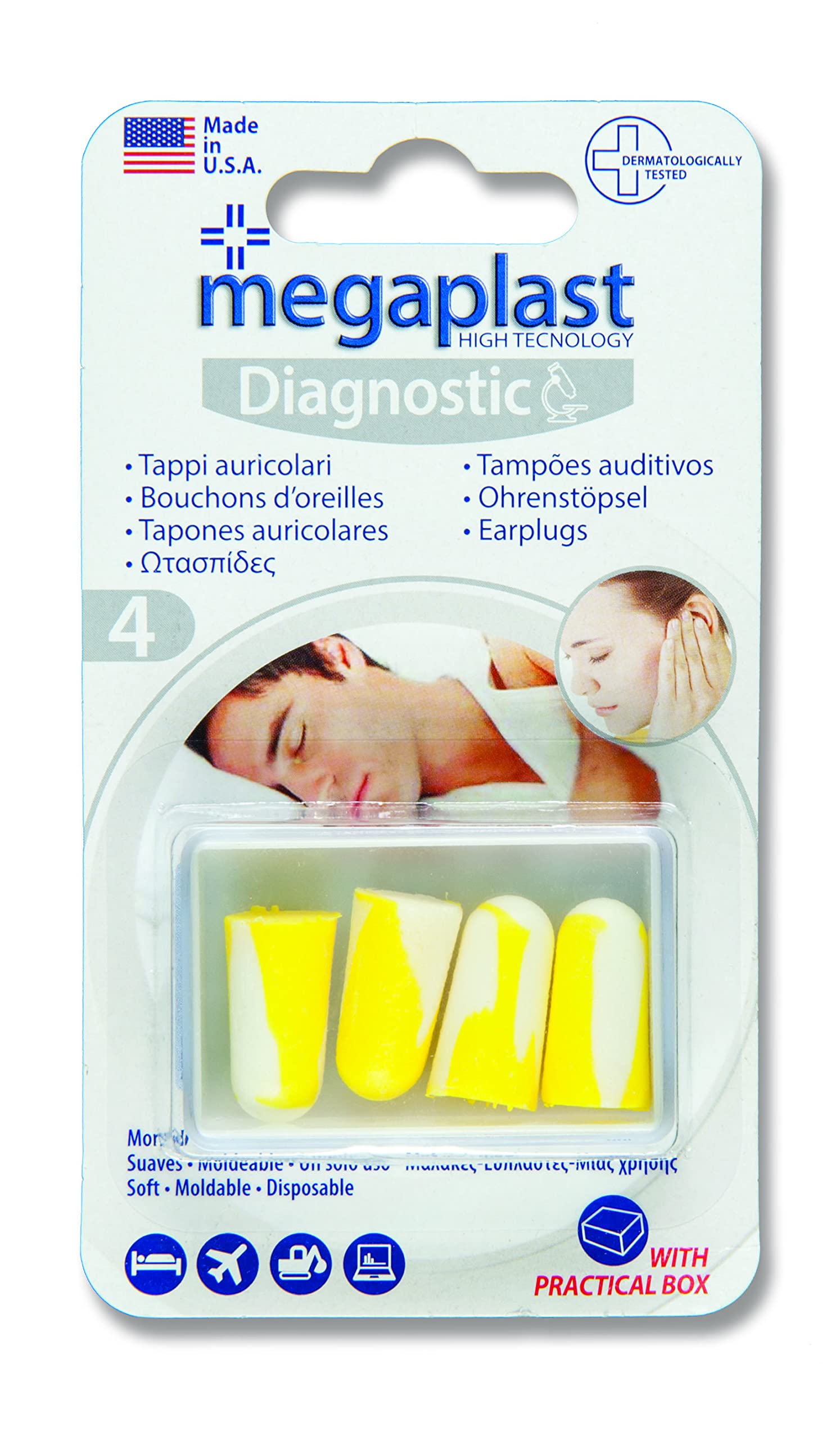 FORNOR MEGAPLAST 17844 TAPPI D'ORECCHIE MEGAPLAST 4 pz.