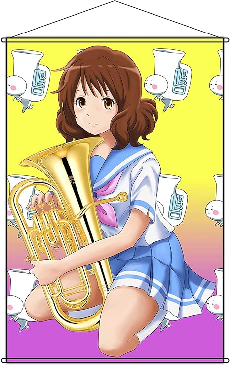 Amazon Libby タペストリー 響け ユーフォニアム 北宇治高校吹奏楽部へようこそ 黄前久美子 ポスター 掛ける絵 巻物 軸物 アニメ おしゃれ 萌え 90cmx60cm アニメ 萌えグッズ 通販