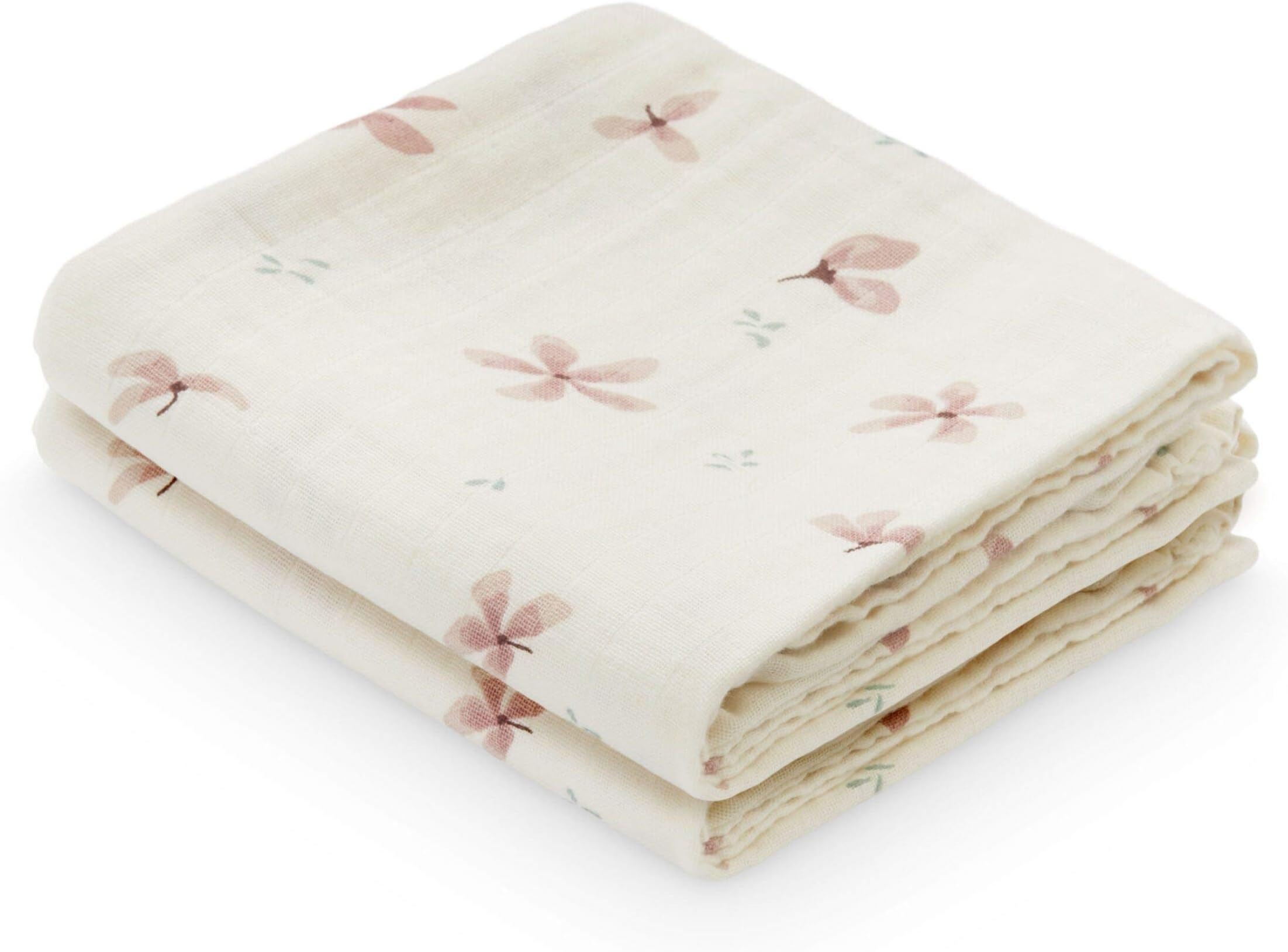 Cam Cam Copenhagen Organic Quilted Baby Blanket (Dots Creme Grey)