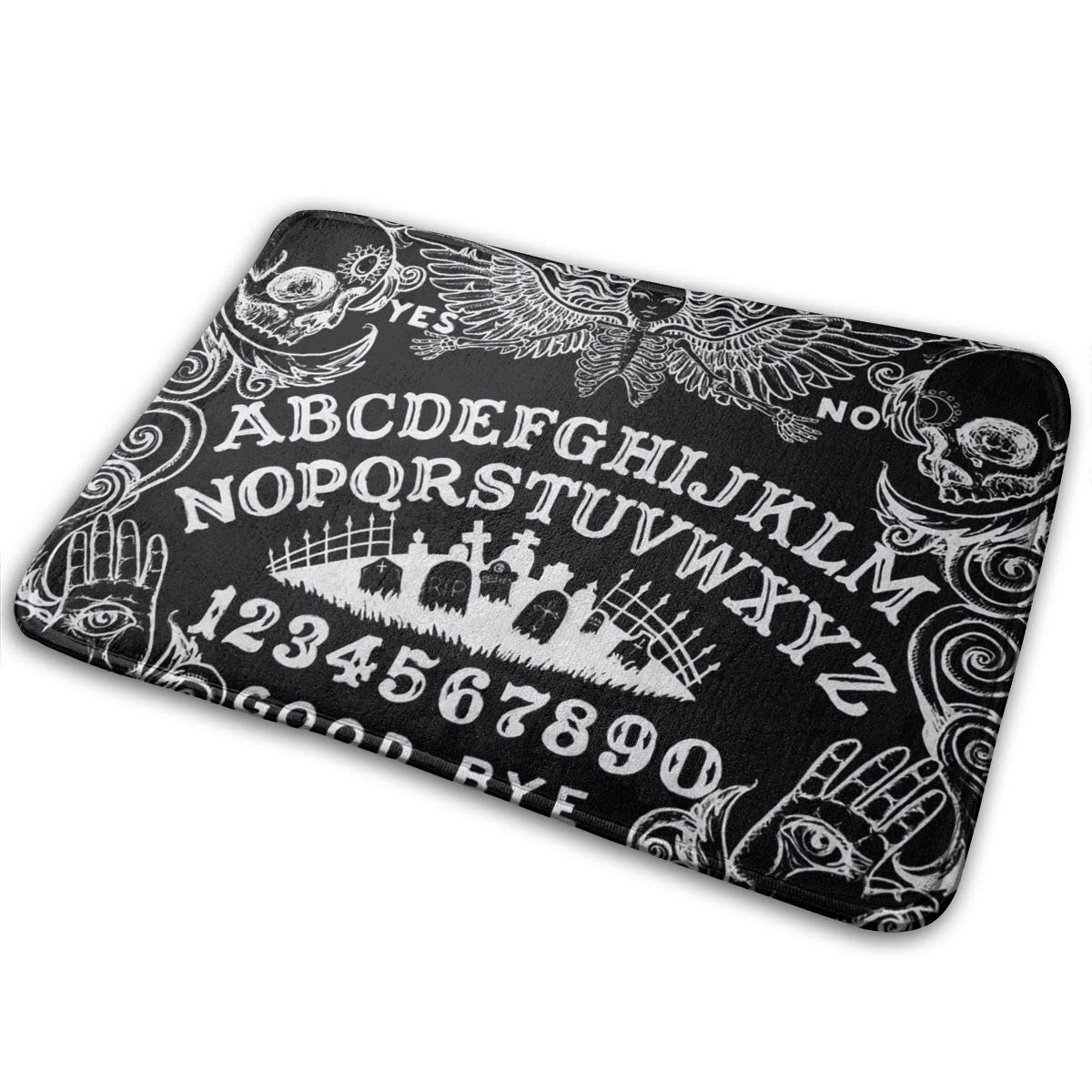 Non Slip Memory Foam Doormat Floor Mat Witch Board Black Gothic Goth Occult Witchcraft Home Decor Standing Mat Indoor Outdoor Entryway Mat Machine Washable Fast Drying Doormat Amazon Co Uk Kitchen Home