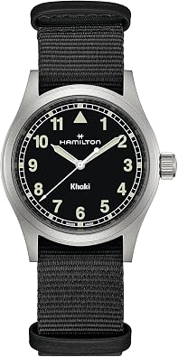 Hamilton Khaki Field Khaki Quartz Mens Watch, 38mm Stainless Steel Case