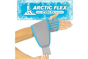 Arctic Flex Wrist Ice Pack Wrap: Relief for Sprained Left Wrists