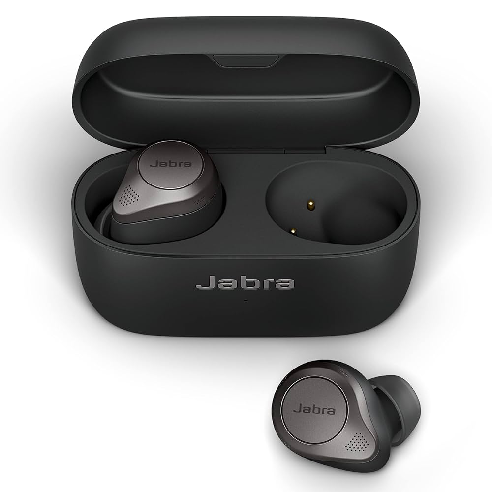 ヘッドホン Jabra Elite 85t - Copper Black Amazon.com: Jabra Elite 85t True Wireless Bluetooth Earbuds