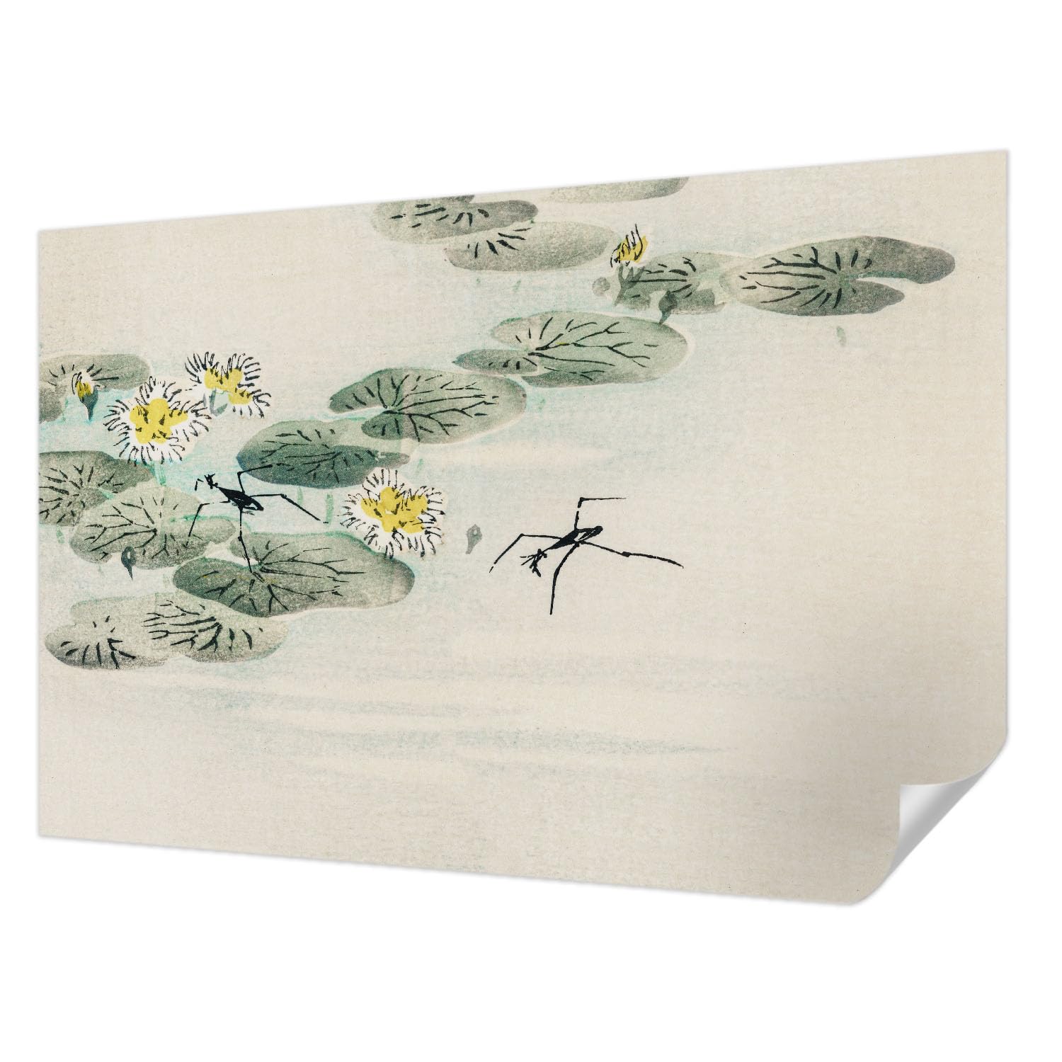 Papier Peint Auto-Adhésif 104x70 cm Tulup Eau calme Décoration pour Salon Moderne