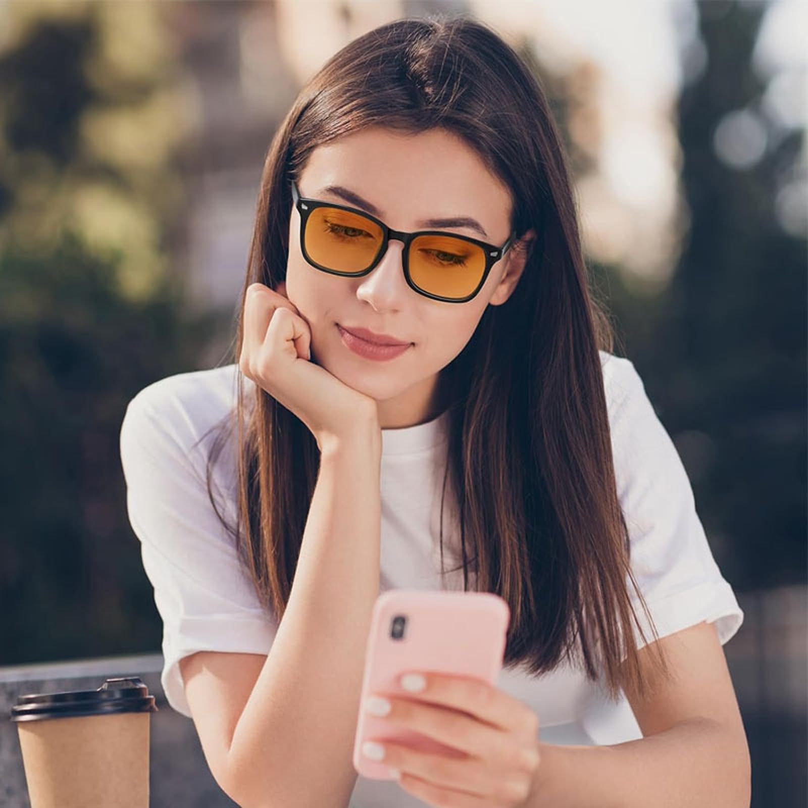 Okulary z filtrem niebieskiego światła, okulary chroniące przed niebieskim światłem, okulary z filtrem niebieskiego światła dla mężczyzn i kobiet, okulary Blue Light – zmęczenie oczu i