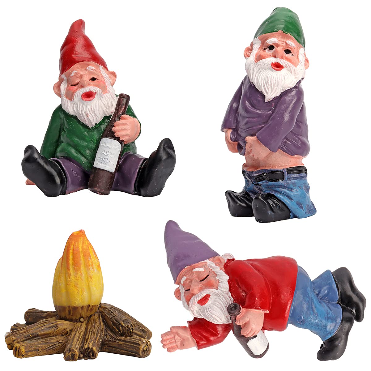 60 Mini-Halloween-Zwerge – Deko-Figuren Aus PVC (Fledermaus, Kürbis, Totenkopf), Für Party, Geschenke & Tischdeko