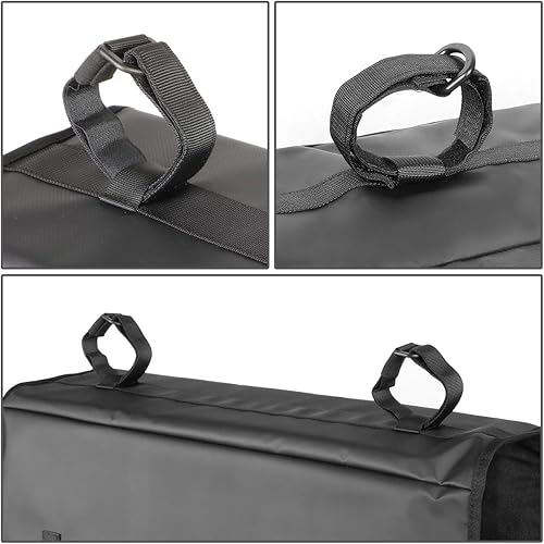 Miniatura 10 de DNA MOTORING TGP-XS - Almohadillas de protección para puerta trasera de camioneta de 53 pulgadas de ancho, con solapa de asa para bicicleta MTB,