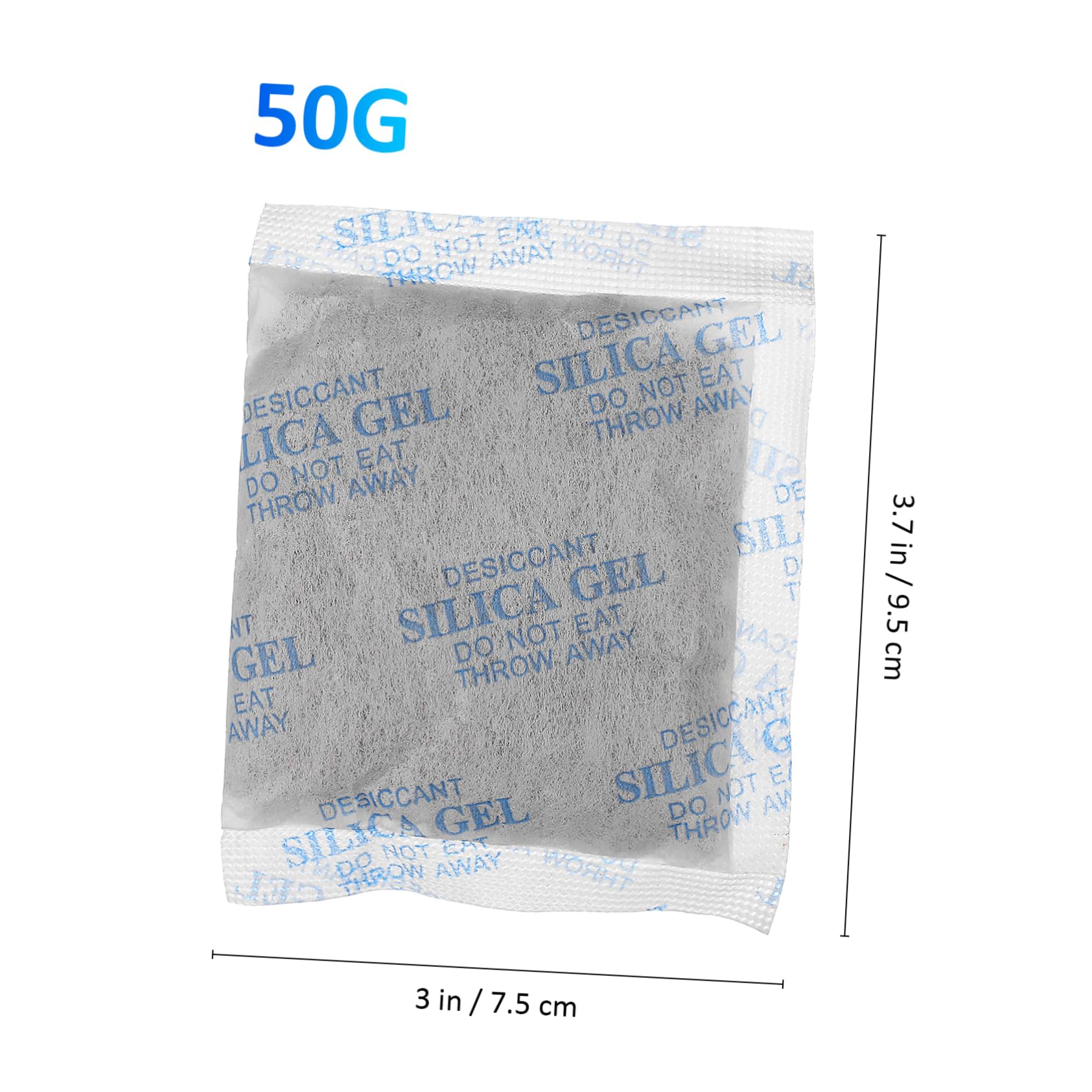 Amosfun Desecante De Embalaje 50g Paquetes De Sílice Absorbe Humedad Ideal Para Mudanzas