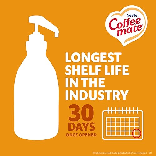 Vista 31 de Nestle Coffee Mate - Crema líquida para café con frasco dispensador