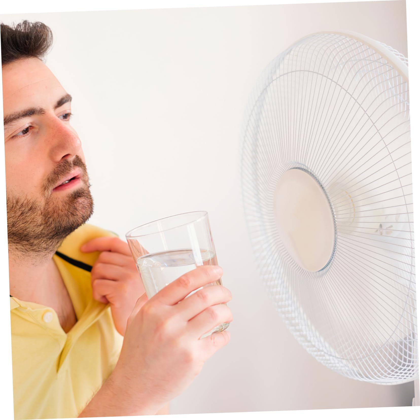 Homoyoyo Pale di Ricambio in Bianca, Facili da 5 Foglie in Bianca Facili da da 14,5 Pollici per Uso e Ventilatore da per Ventilatore Elettrico