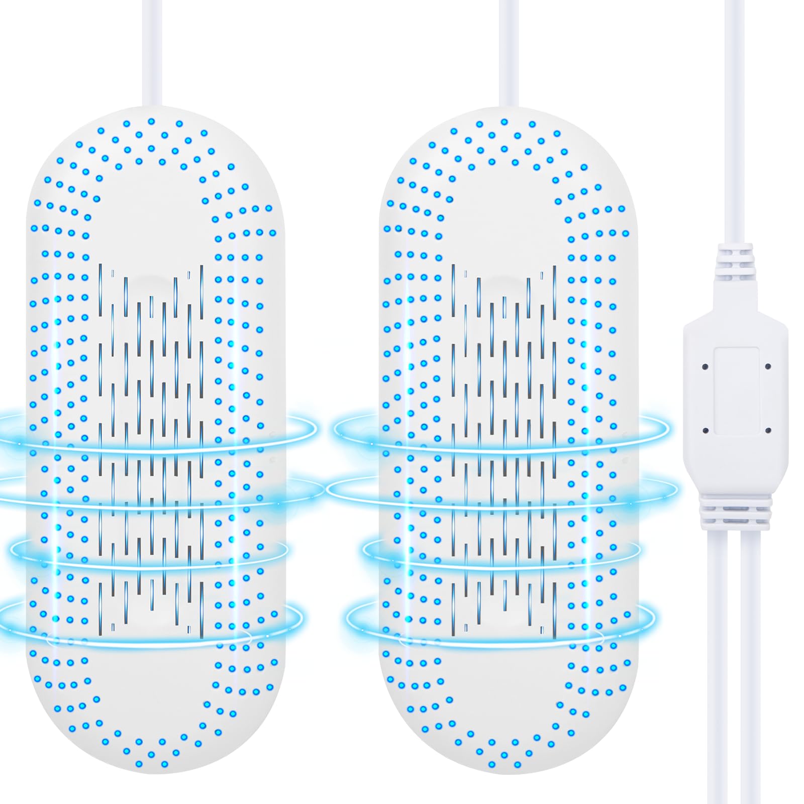 Secador de Zapatos Eléctrico - Secador de Zapatos Eléctrico Portátil 360ª Secado con enchufe europeo, secador de zapatos botas de fútbol para zapatos, guantes, calcetines, botas de esquí