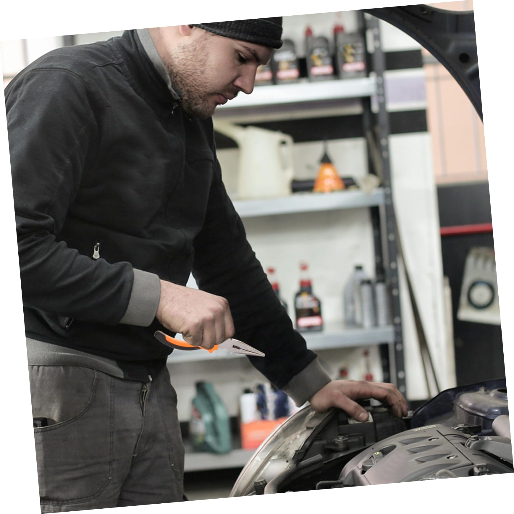 Kit de Reparación de Neumáticos Portátil de Emergencia 100 Piezas | Acero, Goma, Aleación de Aluminio y Plástico, Ligero y Portátil, para Reparación de Coche Momento