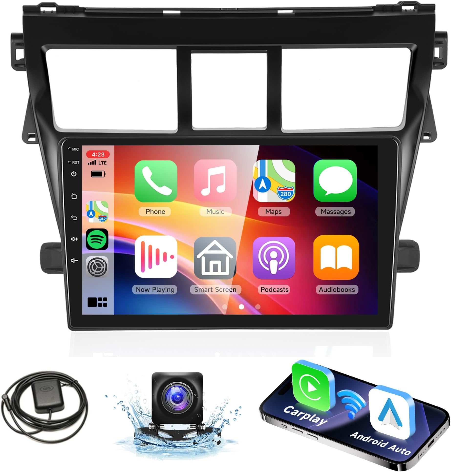 7inch Android 8.1 Quad Core DDR2G-32G Car radio Multimedia Video Player Mirror Link Universal Wifi Bluetooth auto Stereo GPS (CT2)(CT5)(F60) main image 0