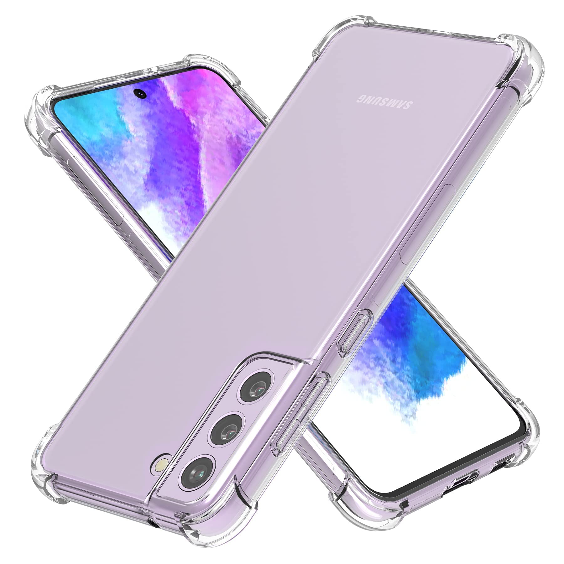 Casodon Back Case for Samsung Galaxy S21 FE 5G Crystal Clear Case Cover with Side Air Cushion for Drop Protection - Transparent (B09QXJB6JD) Amazon Price History, Amazon Price Tracker