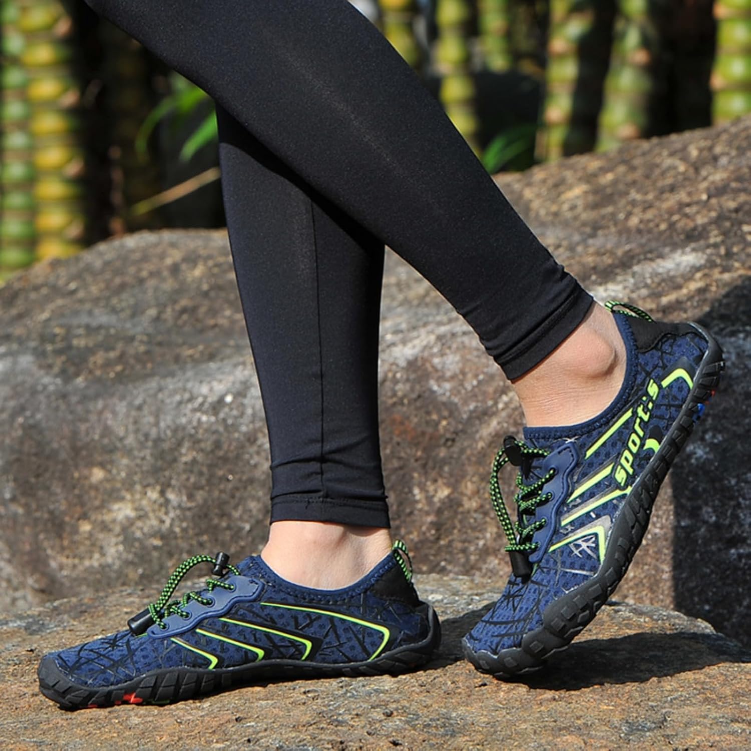 Hike Barefoot Water Shoes for Women Men Breathable Athletic Wide Toe Quick Dry Summer Beach Swim Shoes Comfortable Non-Slip for Outdoor Sport Boating Fishing Climbing Surfing Kayaking