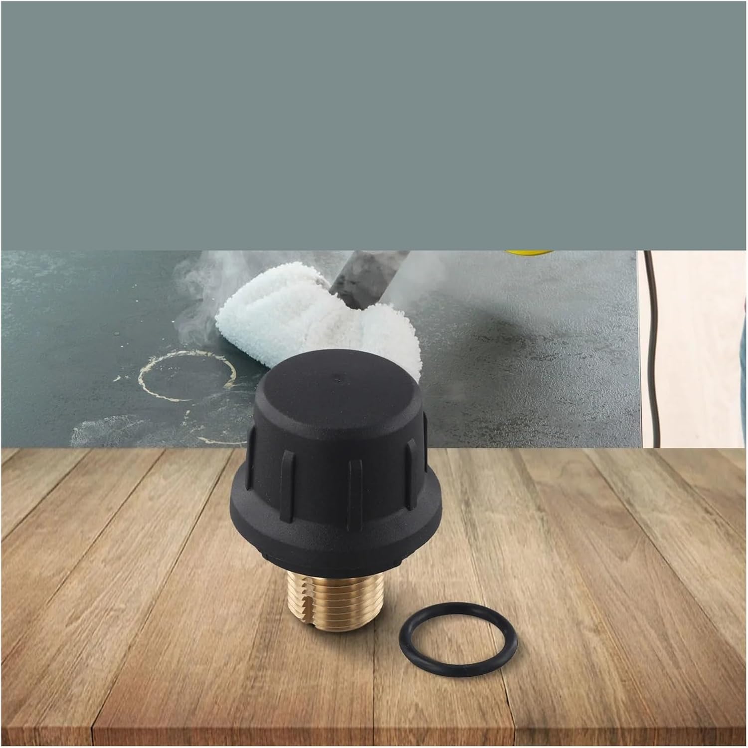Vacuum Cleaner Accessory Steam Engine Cover Brass Safety Valve Replacement ，Compatible for Karcher， SC1 SC2 CTK10 SC2D