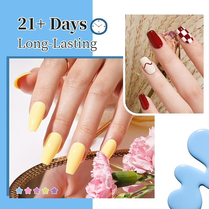 Esmalte de Uñas Gel en Botella con 36 Colores y Luz UV miniatura 7