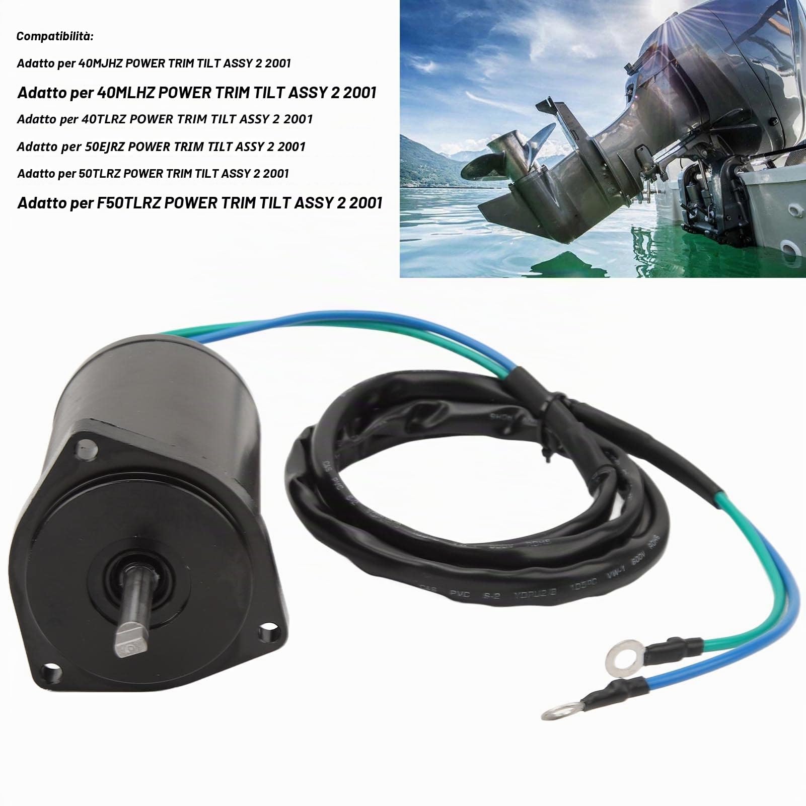 62Y 43880 02 00, Forte Portante Durevole Potere Tilt Trim Motore Alte Prestazioni Buona Tenuta per 40MJHZ 40MLHZ
