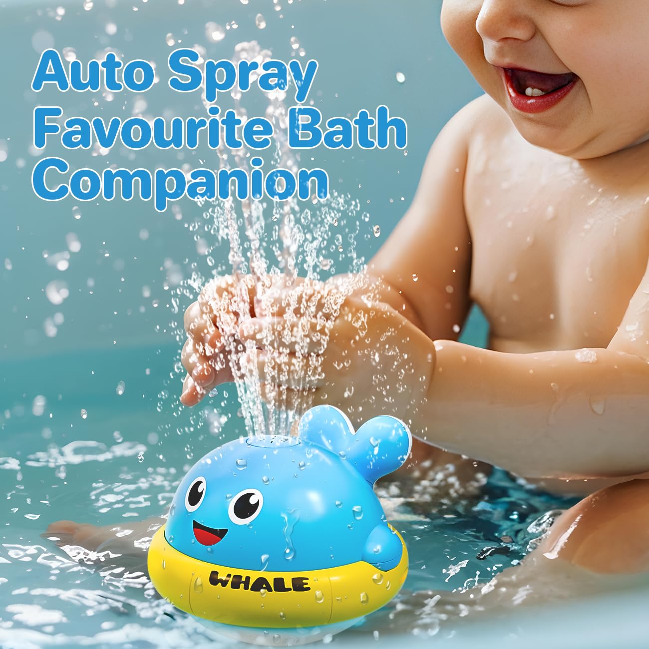 Baby Light Up Bath Toys: Toddler Bath Toy for 1 2 Year Old - Bath Toys for Babies 6-12 Months with Colorful Lights - Baby Boy girl Gifts Kids Toys Age 1-3 — view 4