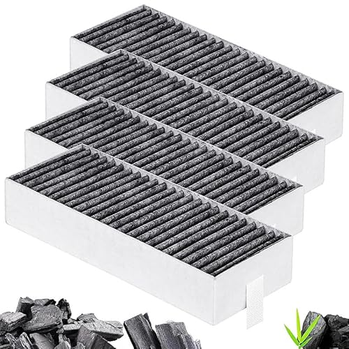 LOMGDOVC 4 Stück Aktivkohlefilter Dunstabzugshaube Filter Für Siemens HZ9VRCRO 17004796/Bosch HEZ9VRCRO 17004805/Neff Z821VR0 17004806/Gagexakt CA282111 Umluftersatzfilter Zubehör