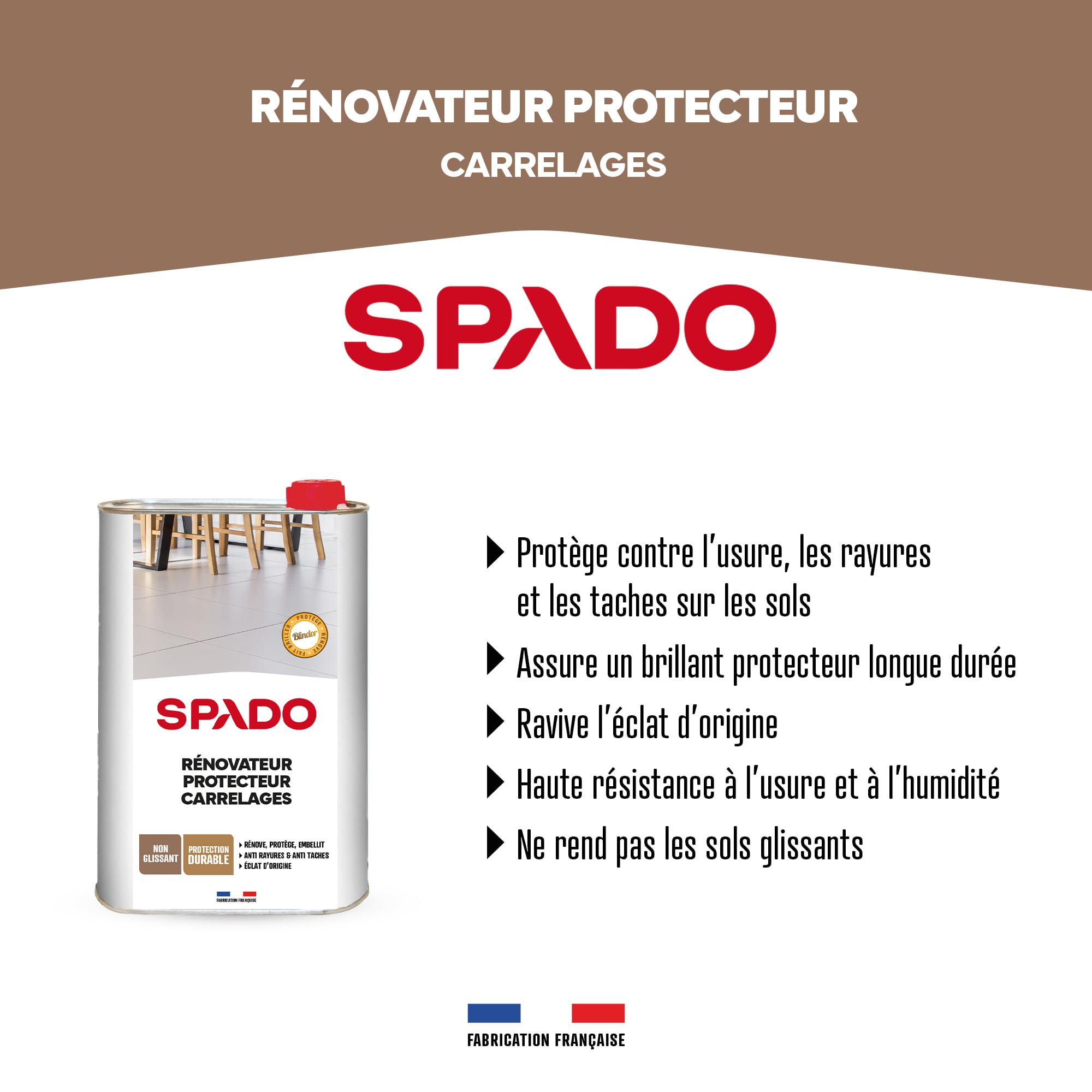 SPADO Detergente, transparente, 1 L