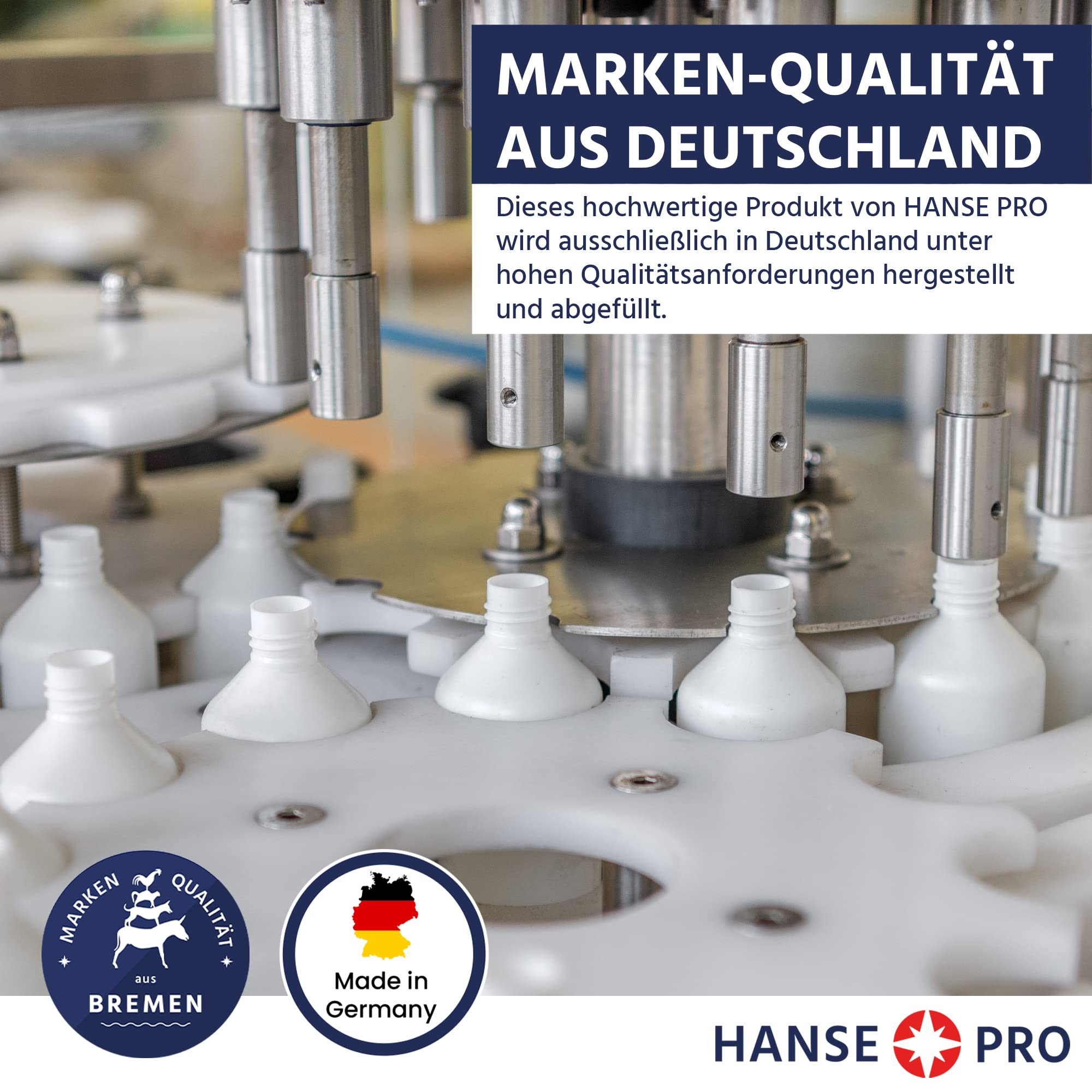HANSE PRO Geraniol Anti-Milben-Spray I Hausstaub-Milben-Spray I Milbenschutz I Mittel gegen Bettwanzen & Milben I Hausstaubmilben-Allergie I Milben-Bekämpfung (4 x 500ml)