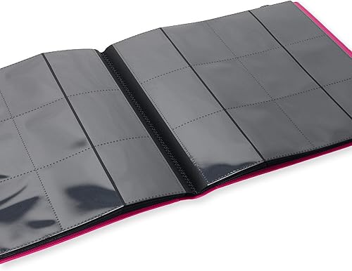 Miniatura 5 de Vault X  Carpeta  Carpeta de 12 bolsillos para tarjetas coleccionables  Carpeta de bolsillo de carga lateral 480 para TCG (rosa)