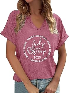 Blusa de seda negra para mujer, camiseta informal con estampado de letras y cuello en V, manga corta