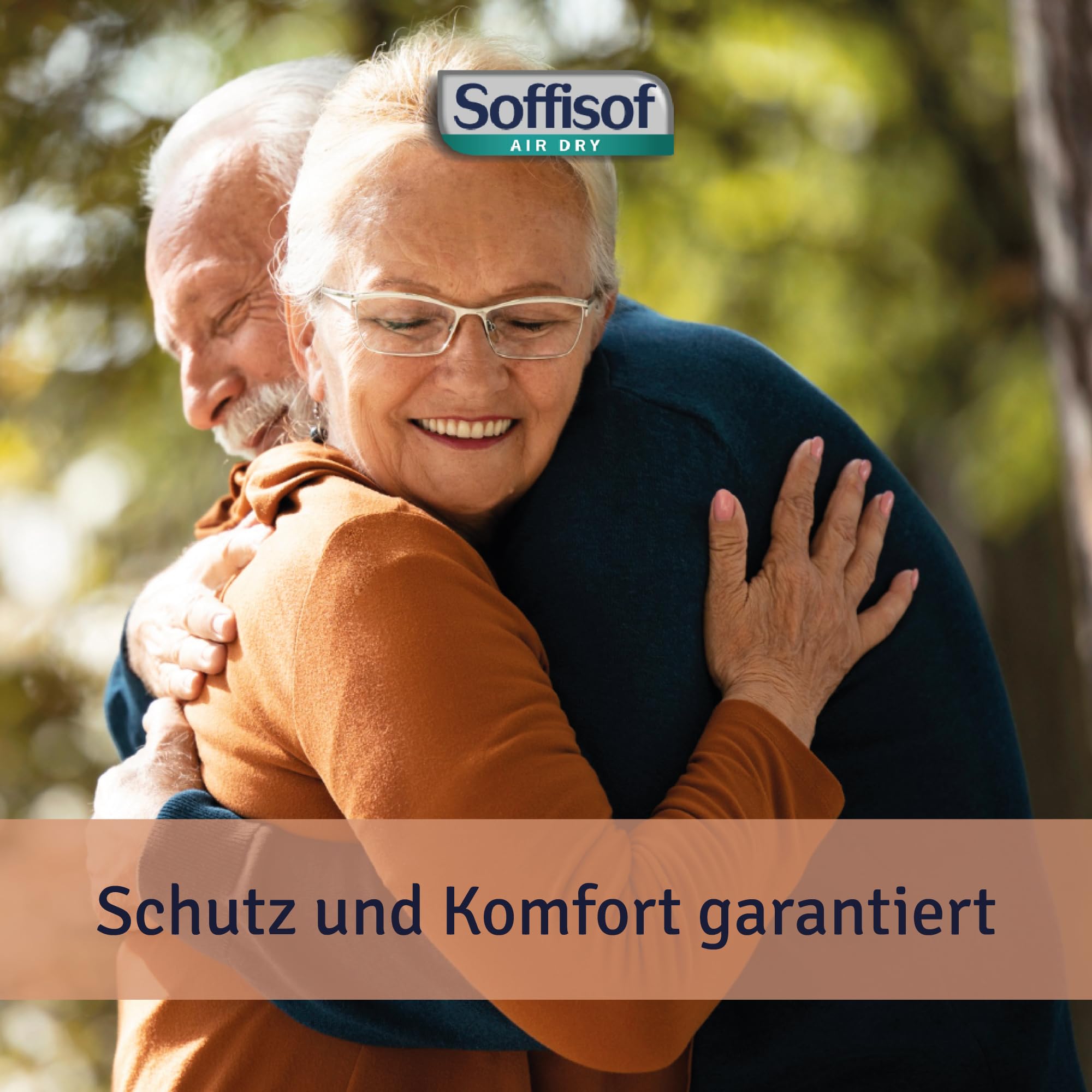 Soffisof Air Dry Gürtelwindeln für Erwachsene Maxi L - 60x Inkontinenz Schutzhosen - 4 Packungen mit 15 Windeln, 9 Tropfen - Erwachsenen Windeln