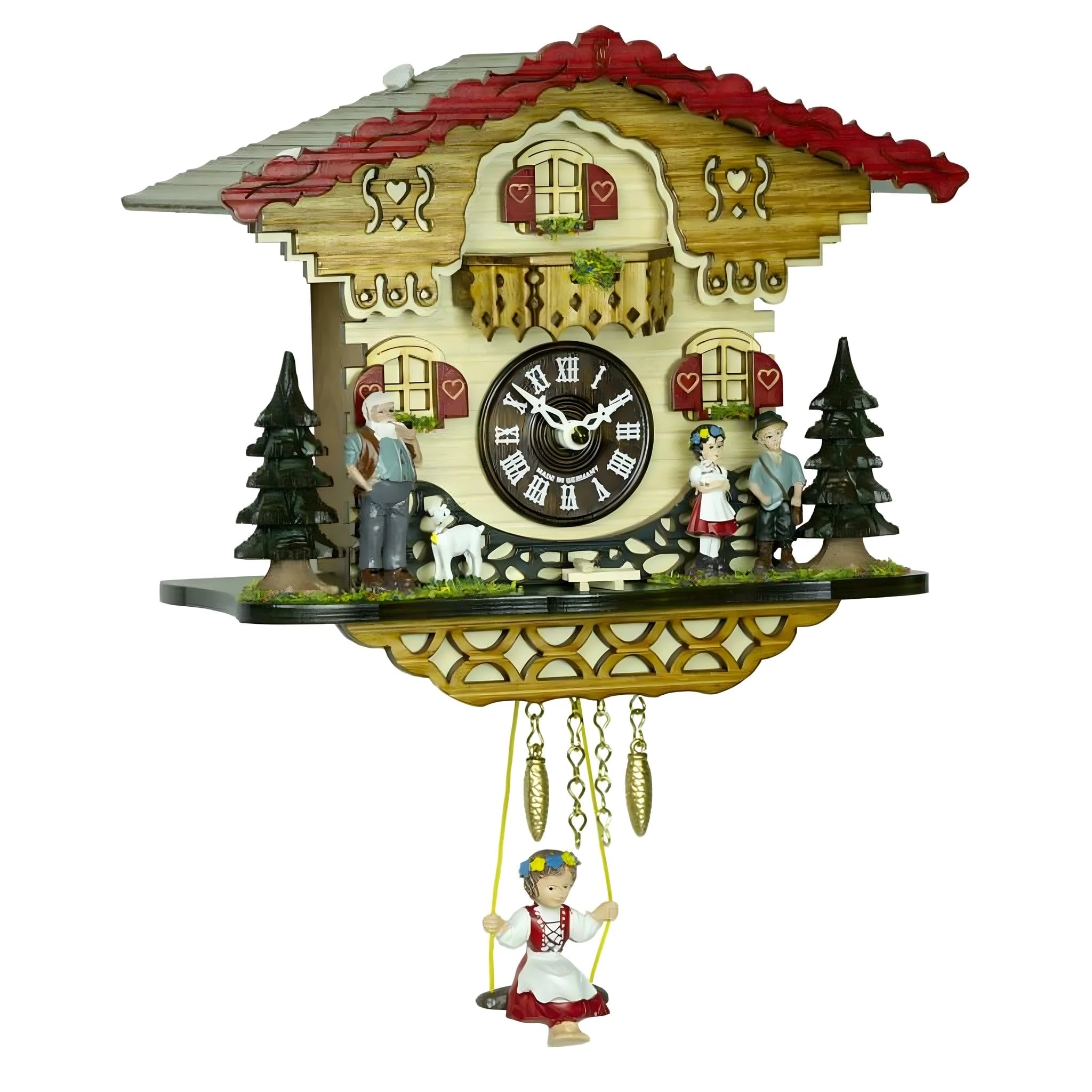 Dolfi Cuckoo Clocks for Sale Cuculino | Hand Painted in Val Gardena | Religious Article