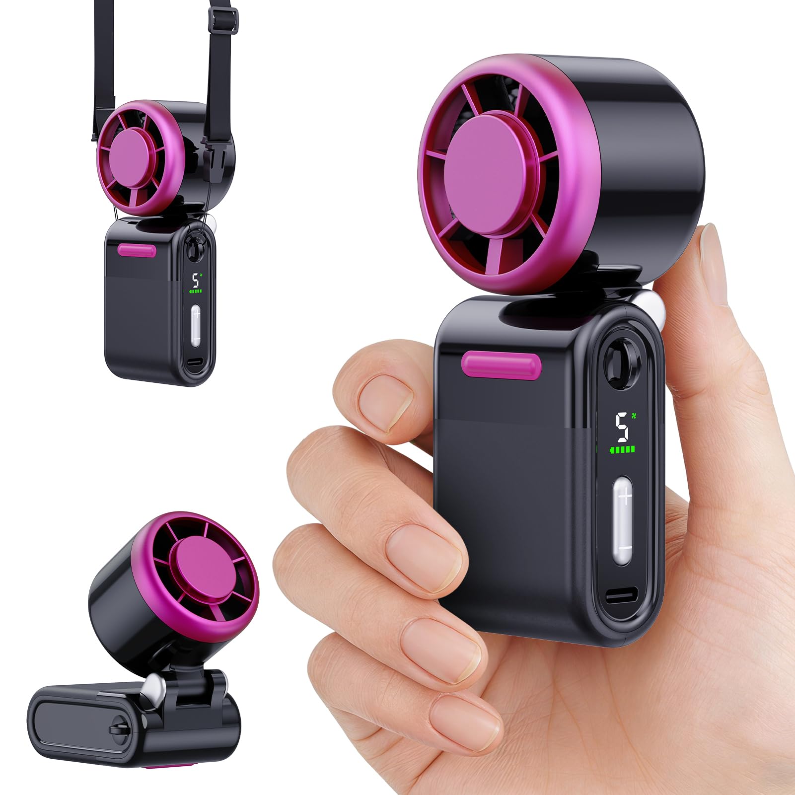 iFunSky Mini Portable Handheld Turbo Fan