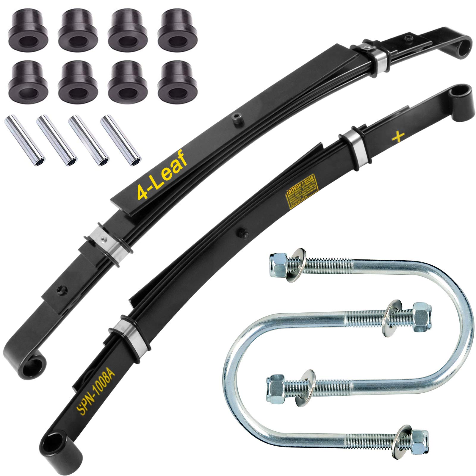 Buy Roykaw Golf Cart Heavy Duty 4Leaf Springs Kit with Bushing
